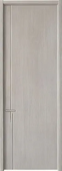 Puerta modelo WD-T02-VetaRectaEleganteSerena color Ceniza